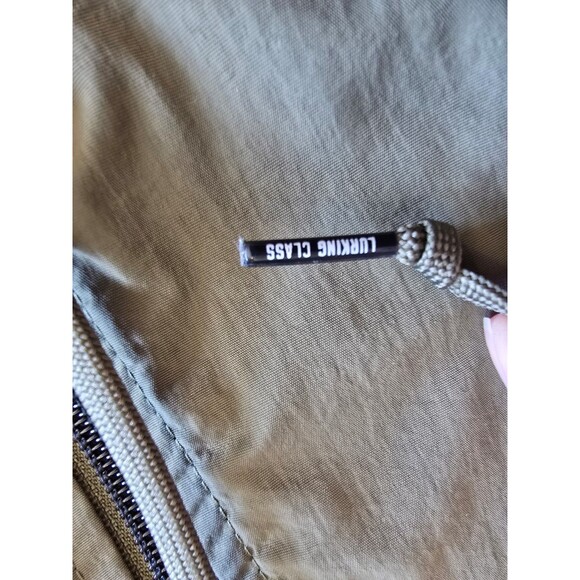 Lurking Class olive green zip up street wear jacket Women's size small - Picture 9 of 11